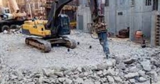 Демонтаж фундамента цена от 1999 руб. | снос старого фундамента заказать в Донецке